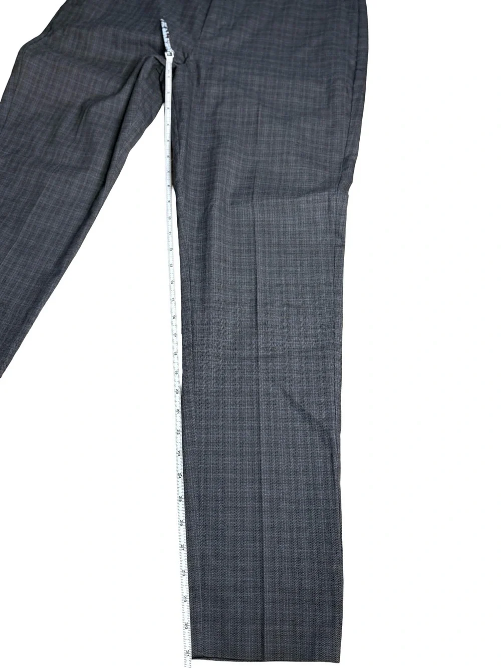 Banana Republic Gray Plaid Slim Trousers